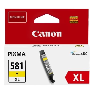 Canon 581XL - cartouche jet d'encre authentique 2051C001 - Yellow