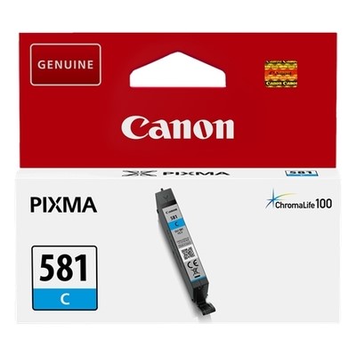 Canon 581 - cartouche jet d'encre authentique 2103C001 - Cyan