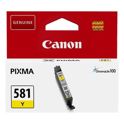 Canon 581 - cartouche jet d'encre authentique 2105C001 - Yellow