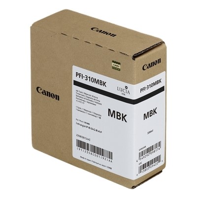 Canon 310 - cartouche jet d'encre authentique 2358C001, PFI310MBK - Black