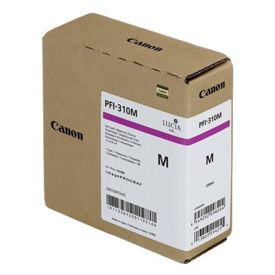 Canon 310 - cartouche jet d'encre authentique 2361C001, PFI310M - Magenta