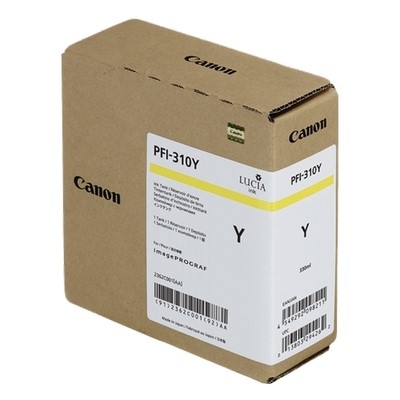 Canon 310 - cartouche jet d'encre authentique 2362C001, PFI310Y - Yellow