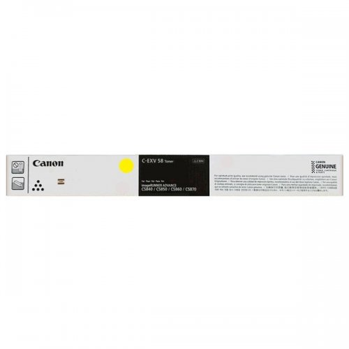 Canon EXV58 - Toner authentique 3766C002 - Yellow
