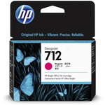 Hp 712 - cartouche jet d'encre authentique 3ED68A - Magenta
