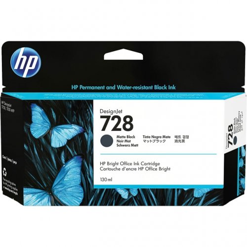 Hp 728 - cartouche d'encre authentique 3WX25A - Matt Black