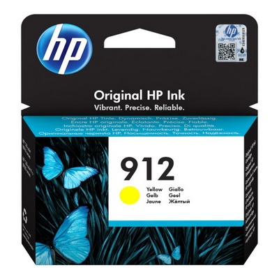 Hp 912 - cartouche jet d'encre authentique 3YL79AE - Yellow