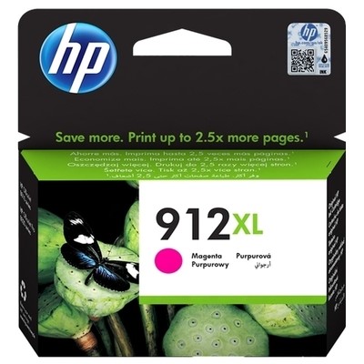 Hp 912XL - cartouche jet d'encre authentique 3YL82AE - Magenta