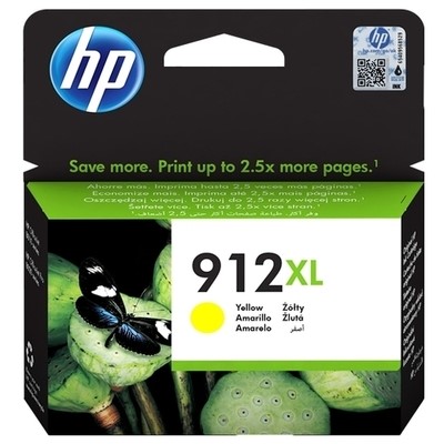 Hp 912XL - cartouche jet d'encre authentique 3YL83AE - Yellow