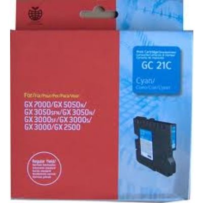 Ricoh GC-21 - cartouche jet d'encre authentique 405533, GC21C - Cyan