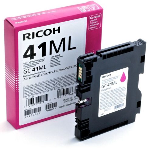 Ricoh GC-41 - cartouche jet d'encre authentique 405767, GC41ML - Magenta
