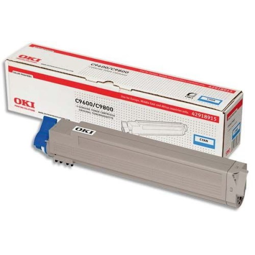 OKI OT9600C - Toner authentique Oki 42918915 - Cyan