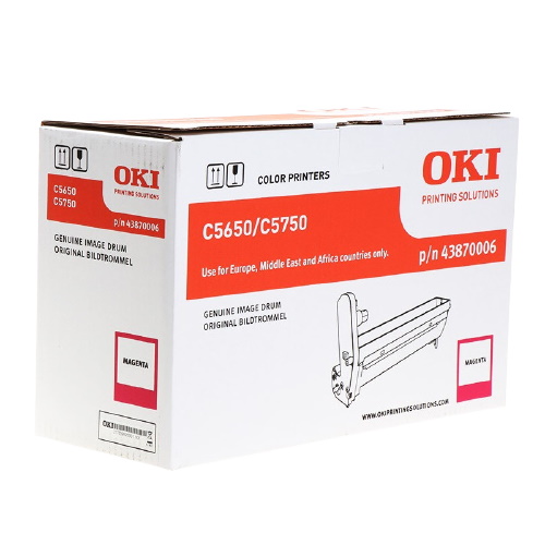OKI C5650 - Tambour authentique 43870006 - Magenta