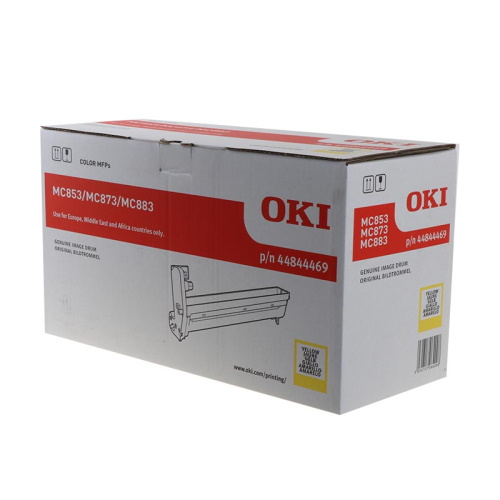 OKI C853, C883, C880 - Tambour authentique 44844469 - Yellow