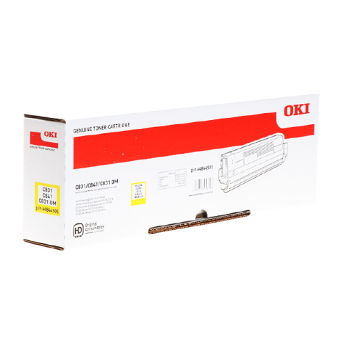 OKI OT831Y - Toner authentique Oki 44844505 - Yellow
