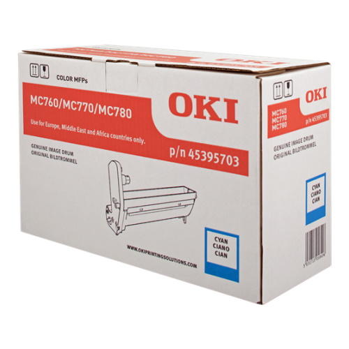 OKI 760C - Tambour authentique 45395703 - Cyan