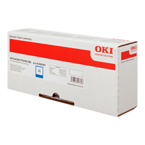 OKI OT760C - Toner authentique Oki 45396303 - Cyan