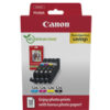Canon 526 - Pack x 3 jet d'encre authentique + 50 papier photo CLI-526, 4540B019 - Cyan Magenta Yellow
