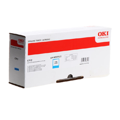 OKI 712 - Toner authentique Oki 46507615 - Cyan