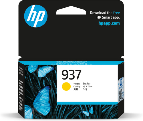 hp 937 - cartouche jet d'encre authentique 4S6W4NE - Yellow