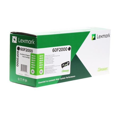 Lexmark 602 - Toner authentique 60F2000 - Black