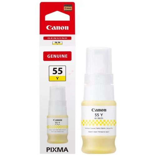 Canon 55 - Recharge d'encre authentique GI-55, 6291C001 - Yellow