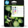 hp H924 - Pack x 4 cartouche jet d'encre authentique 6C3Z1NE - Black Cyan Magenta Yellow
