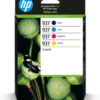hp 937 - Pack x 4 jet d'encre authentique 6C400NE - Black Cyan Magenta Yellow