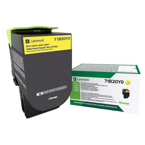 Lexmark 71B20Y0 - Toner authentique 71B20Y0 - Yellow