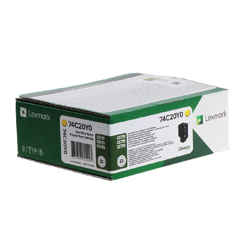 Lexmark 742 - Toner authentique 74C20Y0 - Yellow