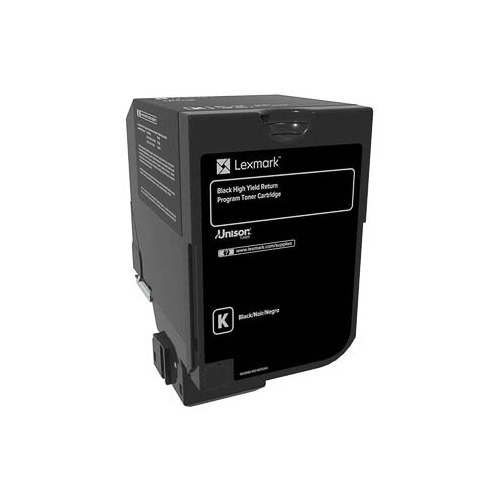 Lexmark 742H - Toner authentique 74C2HK0 - Black