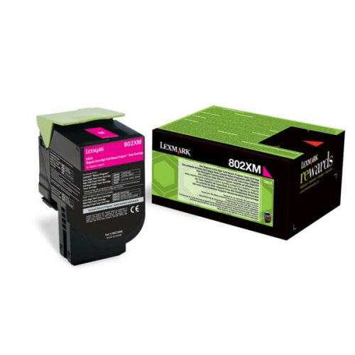 Lexmark 80C2XM0 - Toner authentique 80C2XM0 - Magenta