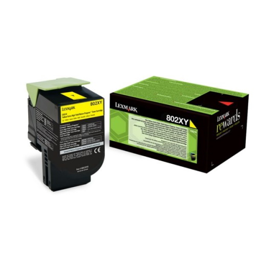 80C2XY0.jpg Lexmark 80C2XY0 - Toner authentique 80C2XY0 - Yellow