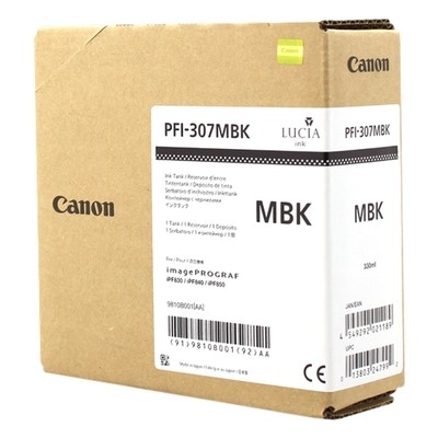 Canon 307 - cartouche jet d'encre authentique 9810B001, PFI307MBK - Matt Black