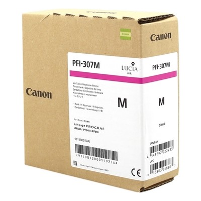 Canon 307 - cartouche jet d'encre authentique 9813B001, PFI307M - Magenta