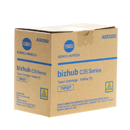 Minolta 22 - Toner authentique A0X5252 - Yellow