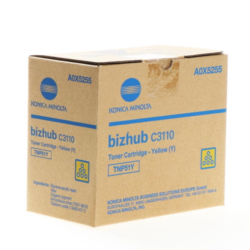 Minolta 55 - Toner authentique A0X5255 - Yellow
