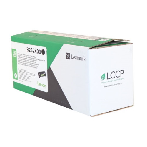 Lexmark 252X - Toner authentique B252X00 - Black