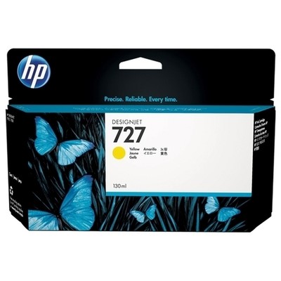 Hp 727 - cartouche d'encre authentique B3P21A - Yellow