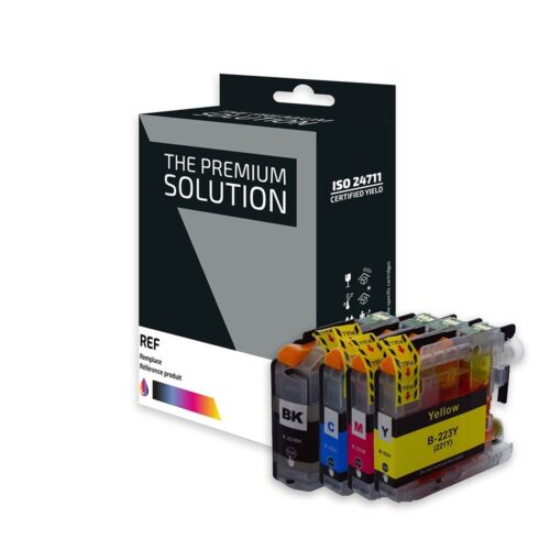 B8B223B_CL.jpg Brother B223 Pack x 4 compatible avec LC223 - Noir Cyan Magenta Jaune