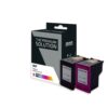 Pack de 2 cartouches à tête d'impression noir et couleur compatible H302XL (F6U68AE/F6U67AE)