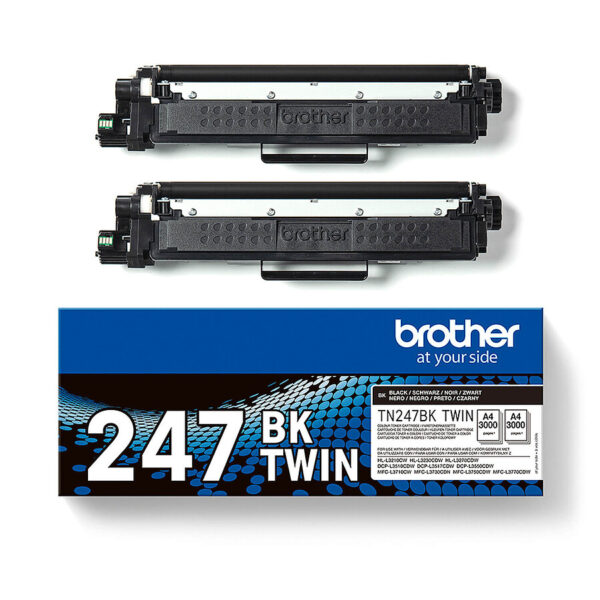 Brother TN-247 - Pack x2 Toner authentique TN-247 - Black