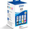 C13T00S64A.jpg Epson 103 - Pack x 4 jet d'encre authentique C13T00S64A - Black Cyan Magenta Yellow