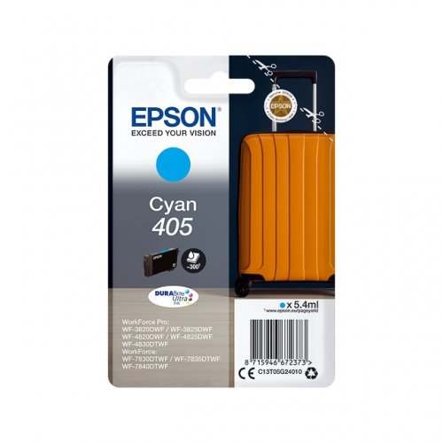 Epson 405 - cartouche jet d'encre authentique C13T05G24010 - Cyan