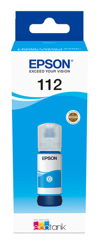 Epson 112 - Recharge d'encre authentique C13T06C24A - Cyan