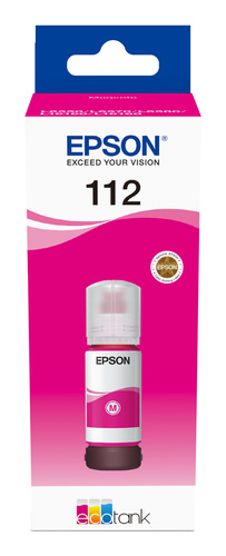 Epson 112 - Recharge d'encre authentique C13T06C34A - Magenta