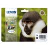 Epson T0895 - Pack x 4 jet d'encre authentique C13T08954011 - Black Cyan Magenta Yellow