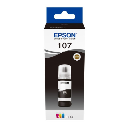 Epson 107 - Recharge d'encre authentique C13T09B140, 107 - Black