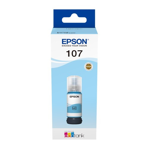 Epson 107 - Recharge d'encre authentique C13T09B540, 107 - Light Cyan