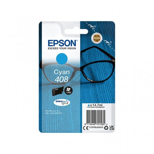 Epson 408 - cartouche jet d'encre authentique C13T09J24010 - Cyan