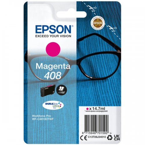 C13T09J34010.jpg Epson 408 - cartouche jet d'encre authentique C13T09J34010 - Magenta